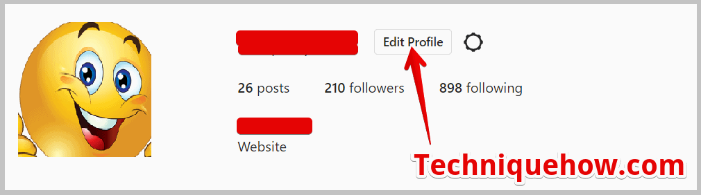 edit profile icon on pc