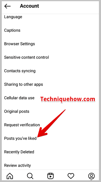 posts you've liked