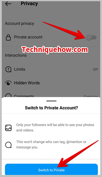 Private Account