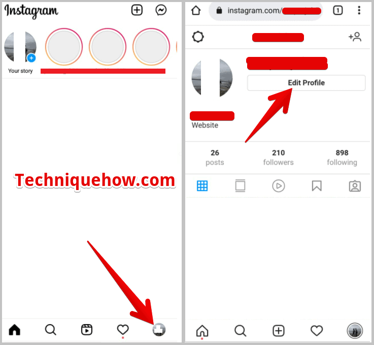 profile icon on mobile