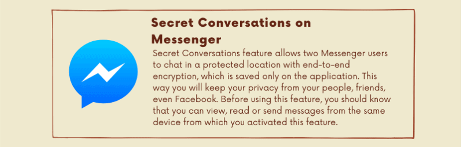 secret conversations on Messenger