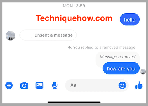 unsent message messenger