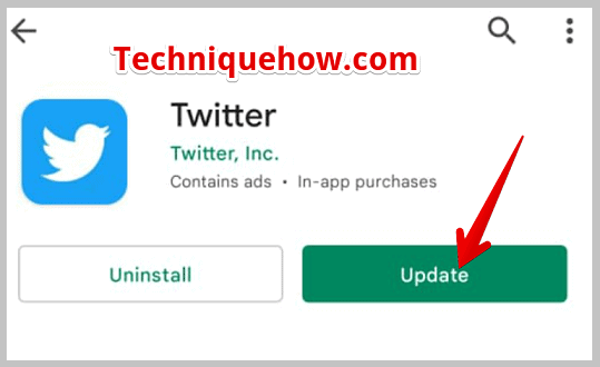 update Twitter