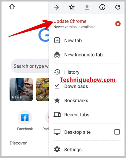 update browser