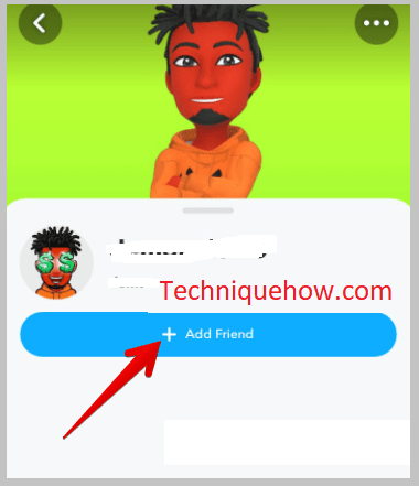 + Add Friend button
