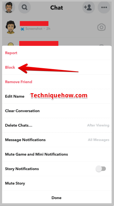 Block the Recipient