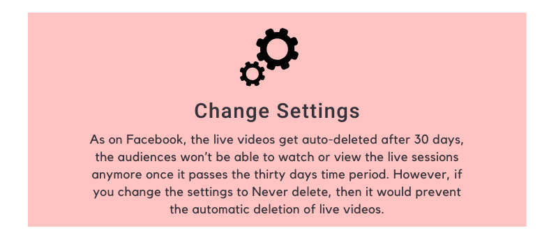 Change settings