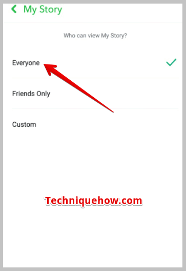 Click on Everyone