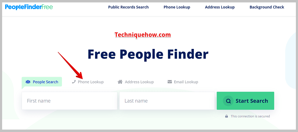 Click on the Phone Lookup