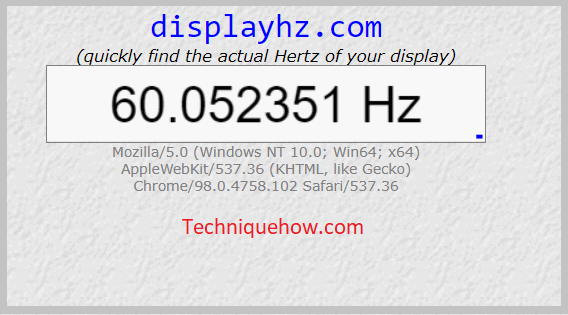 Display HZ