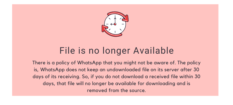 File is no longer Available
