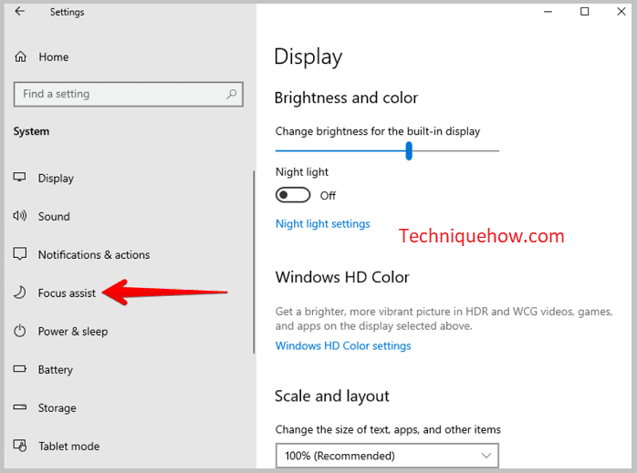 Focus Assist on your desktop