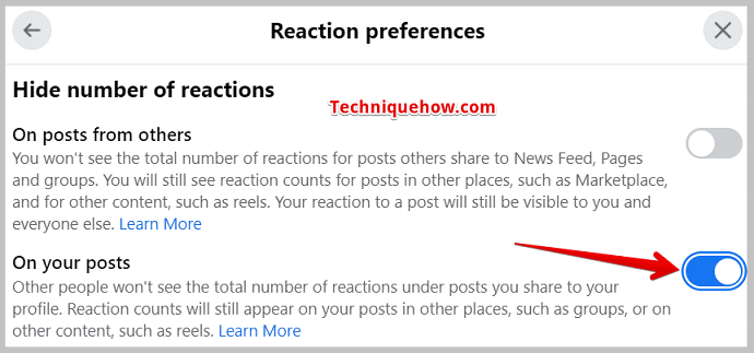 On your Posts