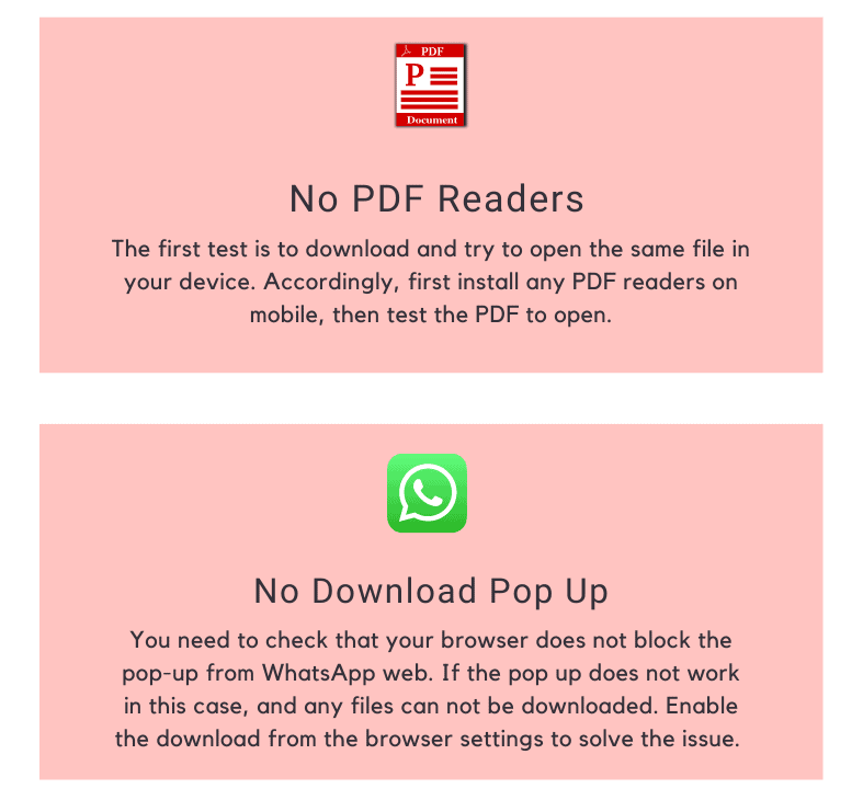 Open Some Files on WhatsApp web