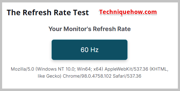 Refresh Rate Test