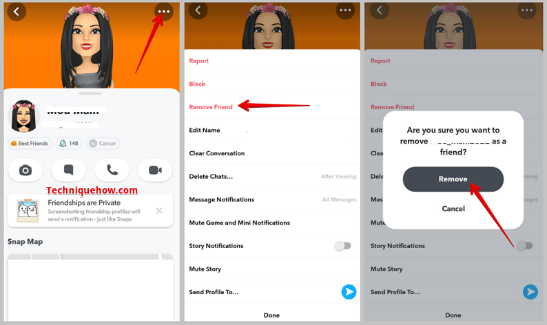 Remove Friend option
