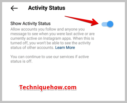 Show Activity Status