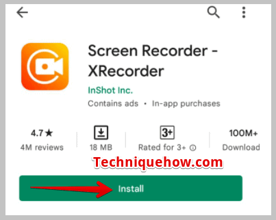 XRecorder application