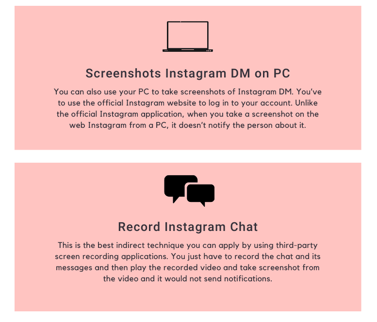 Instagram chat on pc