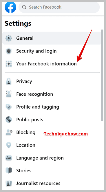Your Facebook Information