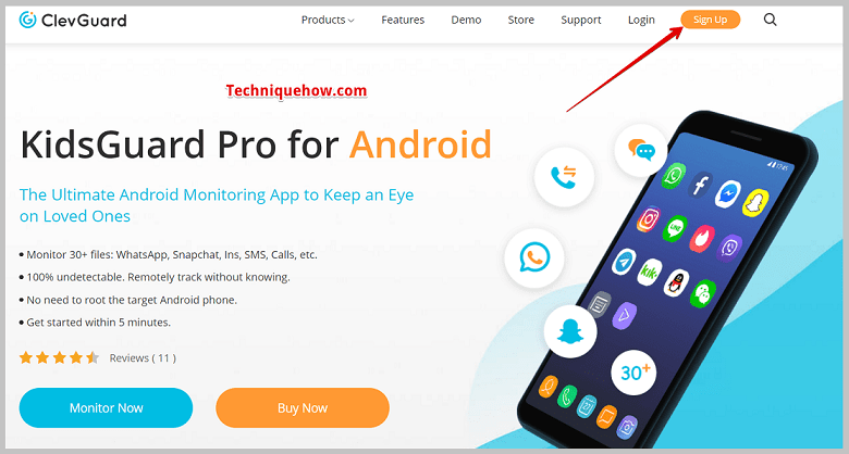 account by signing up