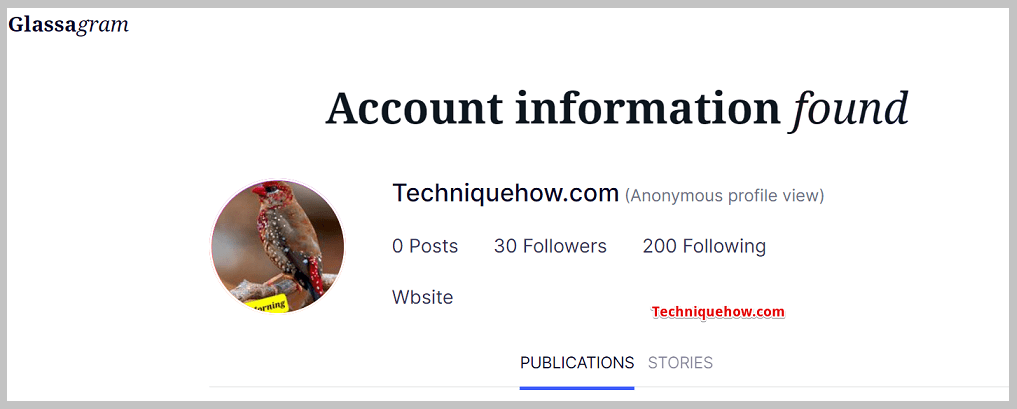 account information