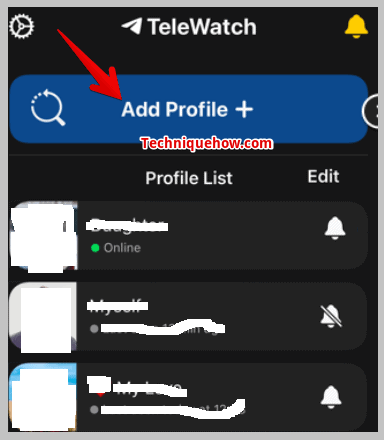 click on Add Profile