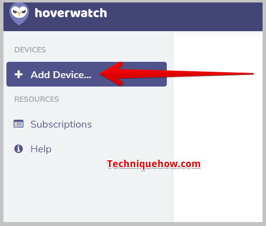  click on Add a Device