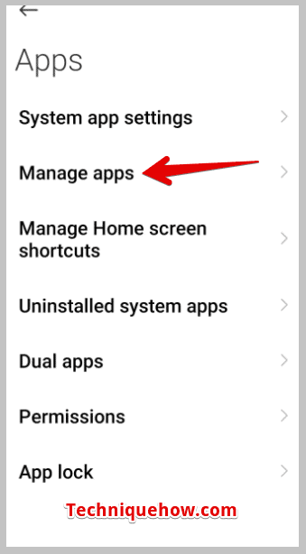 click on App Manager