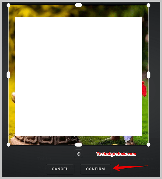 click on Confirm