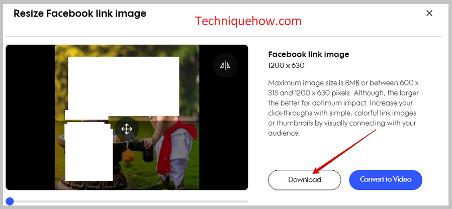 click on Download Selected Images