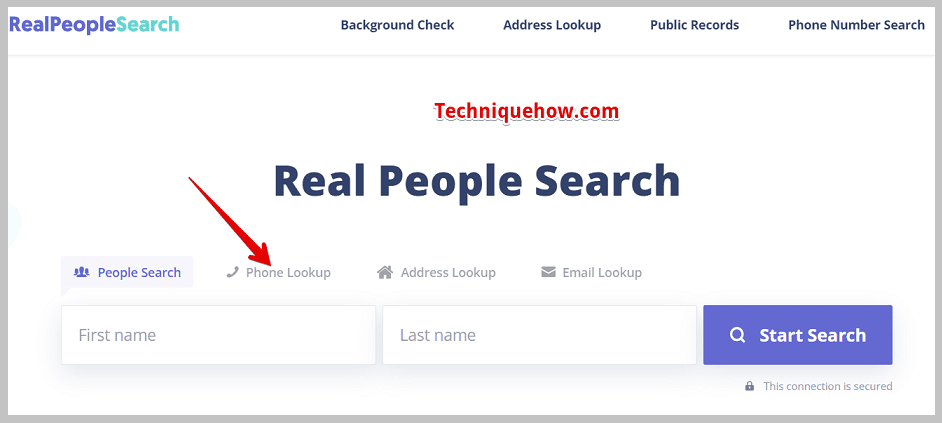 click on Phone Lookup