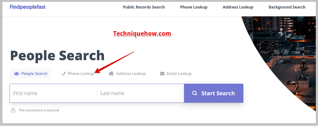 click on Phone Lookup