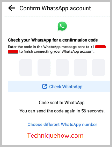 click on Send Code