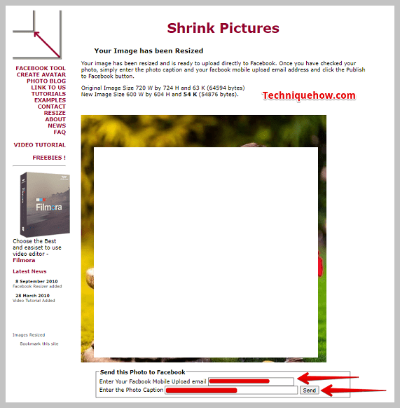 click on Send to