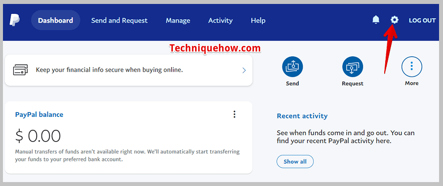 click on Settings