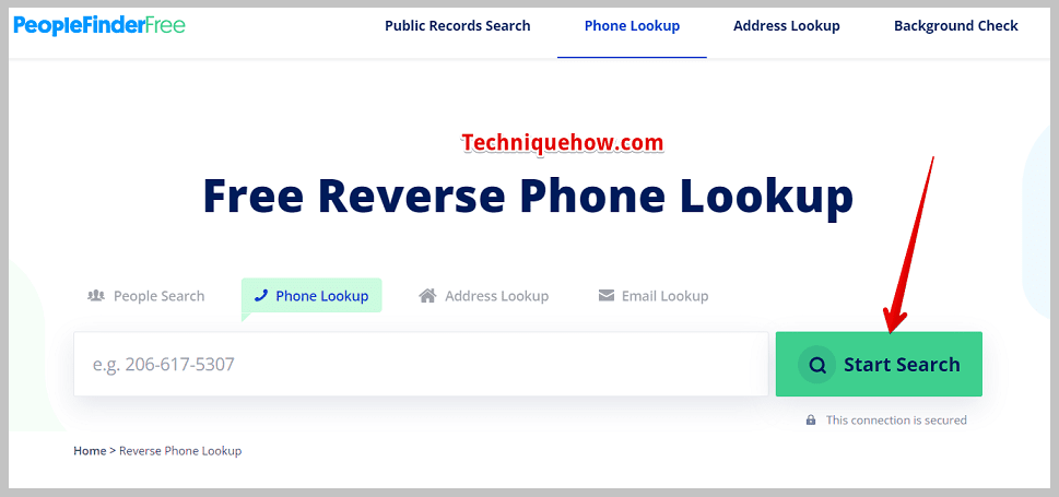 click on Start Search