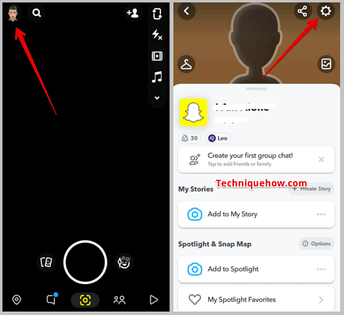 click on the Settings icon