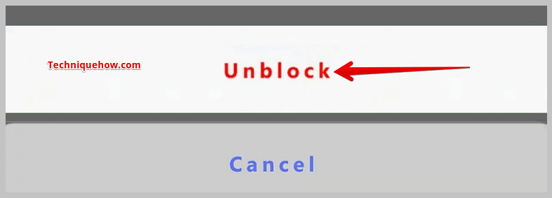 click on the Unblock
