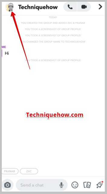 click on the group icon