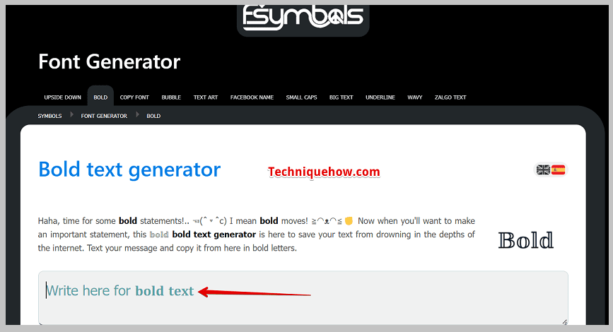 displayed on the interface