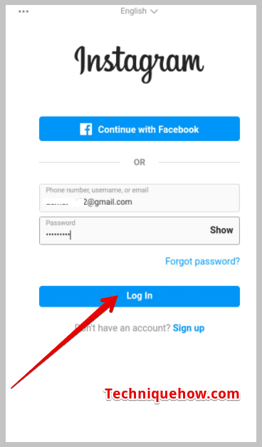 enter your account details