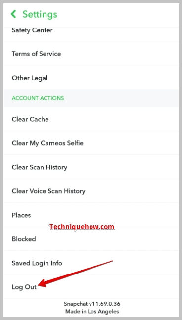 first Log Out