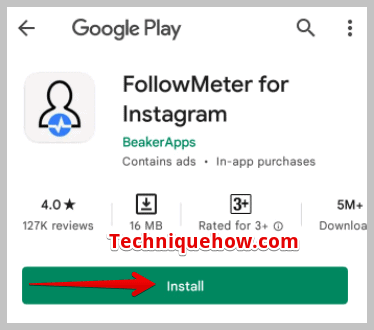 install the application