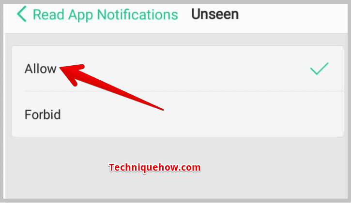 permission to the app