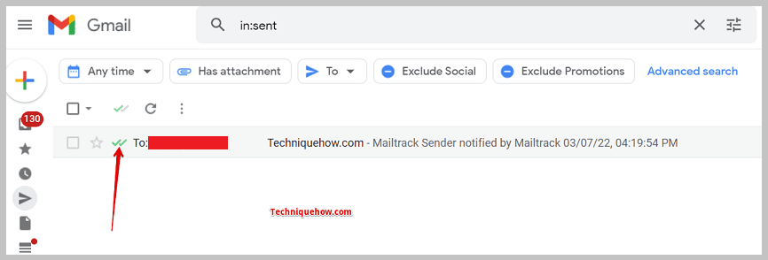 see two tick marks