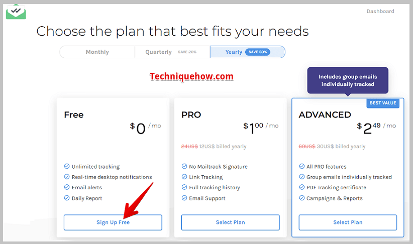 sign up free