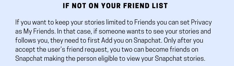 you if not on your friend list