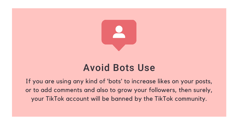  Avoid Bots use