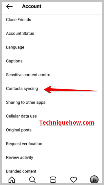 Contact Syncing